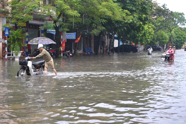 
Các phương tiện lưu thông trên phố đều bị chết máy

 
