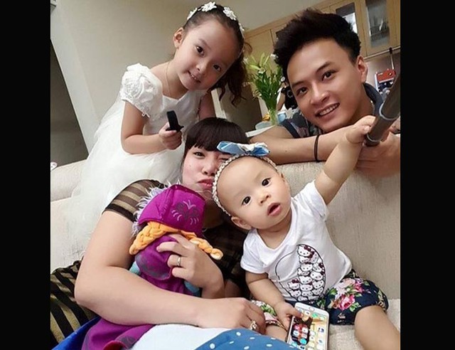 Gia đình 2 gái hạnh phúc của diễn viên điển trai Hồng Đăng