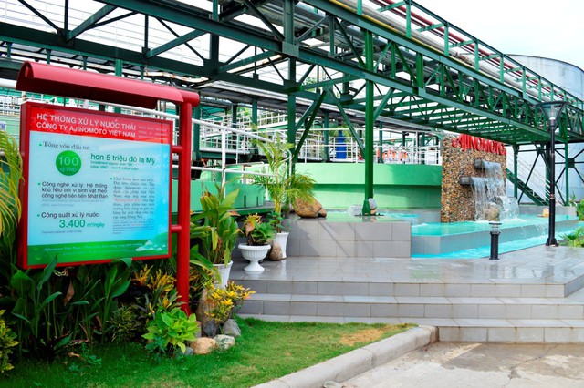 
Hệ thống xử lý nước thải hiện đại tại nhà máy Biên Hòa.
