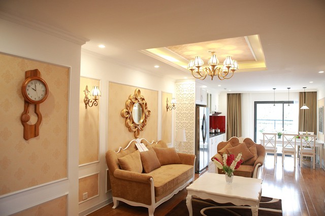 Ảnh thực tế căn hộ mẫu Hateco Ho&agrave;ng Mai