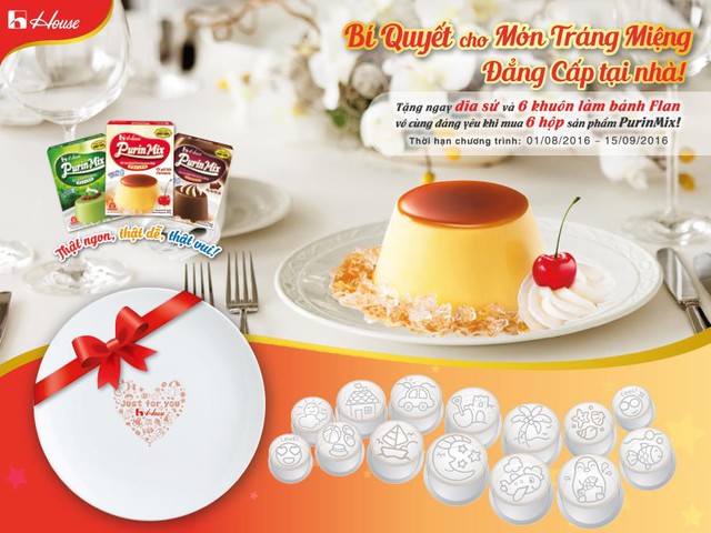 Hình minh họa: Bánh Flan PurinMix, bí quyết cho món tráng miệng đẳng cấp tại nhà