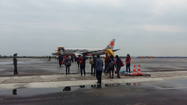 
Hơn 10 chuyến bay từ sân bay Cát Bi buộc phải dừng khai thác trong ngày 19/8 do bão số 3. Ảnh: ML
