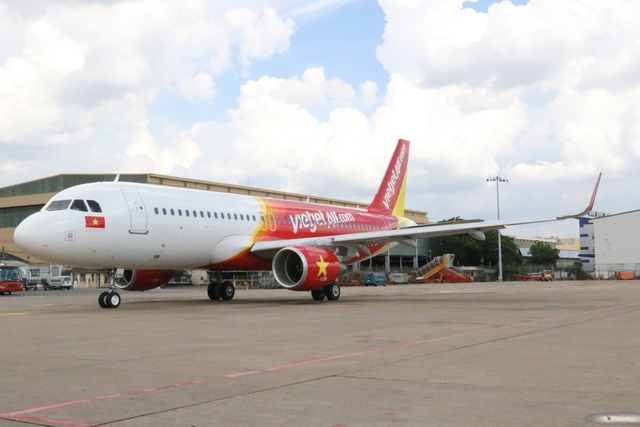 Máy bay mới, hiện đại của Vietjet. Ảnh VJ