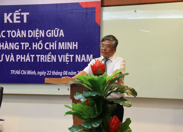 Ông Trần Xuân Hoàng, Phó Tổng giám đốc ngân hàng BIDV. Ảnh BUH