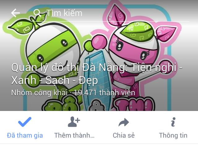 Facebook Quản lý đô thị Đà Nẵng: Tiện nghi - Xanh - Sạch - Đẹp nhận phản ánh của người dân và du khách.