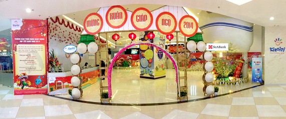 C&ugrave;ng SeAbank Vui Tết nhận l&igrave; x&igrave; tại KizCiti H&agrave; Nội 1