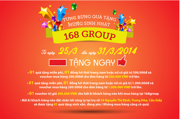 Sinh nhật vàng - tràn ngập quà tặng 2