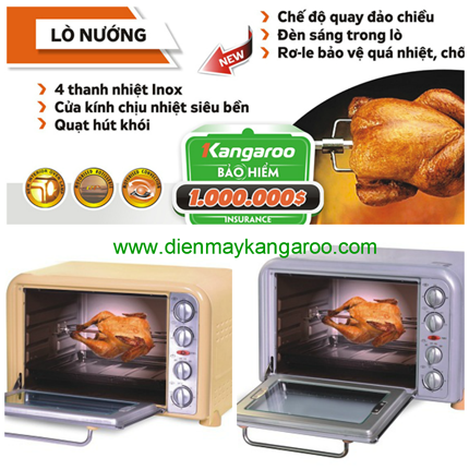 Cách sử dụng lò nướng Kangaroo an toàn, hiệu quả 1