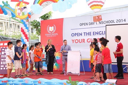 Ph&aacute;t triển kỹ năng sống v&agrave; vui học tiếng Anh c&ugrave;ng trại h&egrave; Vinschool 2014 1