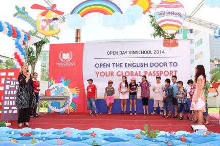 Ph&aacute;t triển kỹ năng sống v&agrave; vui học tiếng Anh c&ugrave;ng trại h&egrave; Vinschool 2014 3