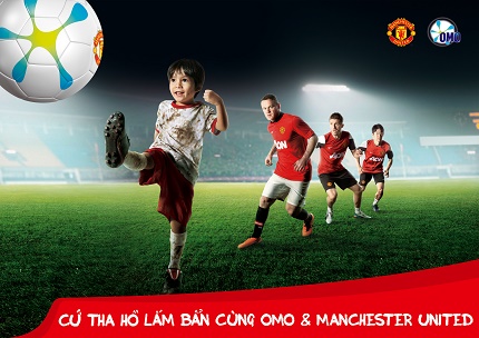 Omo v&agrave; Manchester United hợp t&aacute;c n&acirc;ng tầm chiến dịch &ldquo;cứ tha hồ lấm bẩn&rdquo; 1