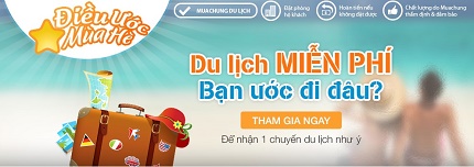 Đi du lịch miễn ph&iacute; tr&ecirc;n MuaChung.vn? 1