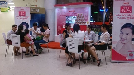 Sự kiện d&ugrave;ng thử sản phẩm Amino Collagen của h&atilde;ng Meiji Nhật Bản 6