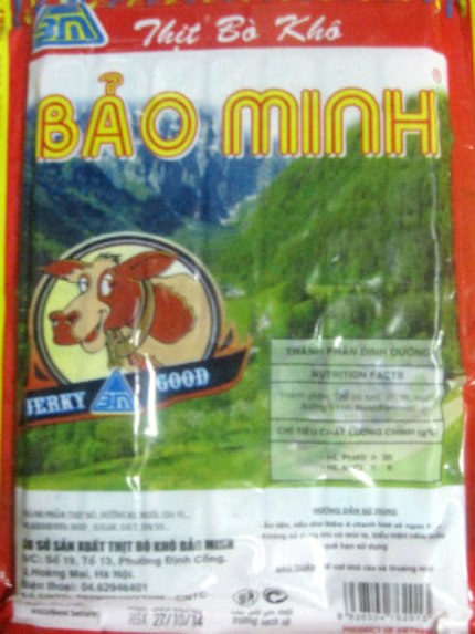 Sự thật về thịt b&ograve; kh&ocirc; Bảo Minh tr&ecirc;n địa b&agrave;n th&agrave;nh phố H&agrave; Nội 1