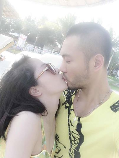 "Cá sấu chúa" Quỳnh Nga đón Valentine bằng nụ hôn say đắm 1