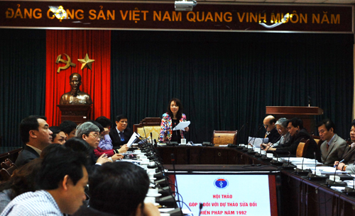Bộ Y tế g&oacute;p &yacute; dự thảo sửa đổi Hiến ph&aacute;p 1992 1