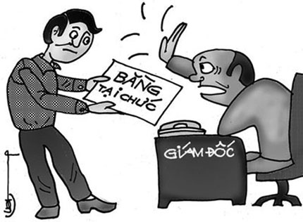 Ph&acirc;n biệt bằng cấp l&agrave; phạm luật 1