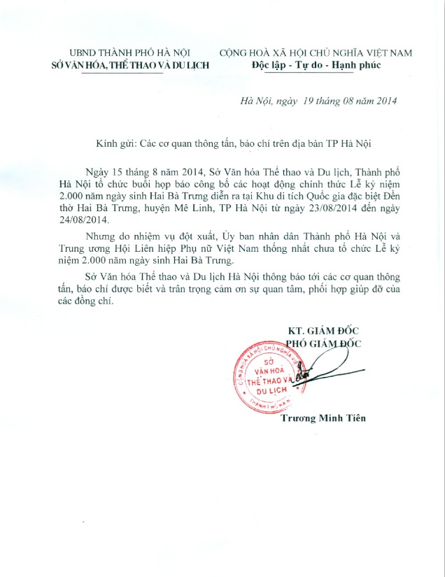 H&agrave; Nội ho&atilde;n mừng sinh nhật Hai B&agrave; Trưng v&igrave; "nhiệm vụ đột xuất" 1