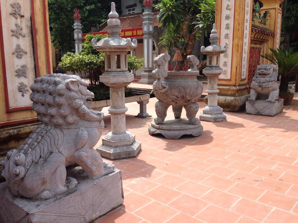 Trụ sở Thành hội Phật giáo Hà Nội có tới 6 con sư tử đá Trung Quốc 3