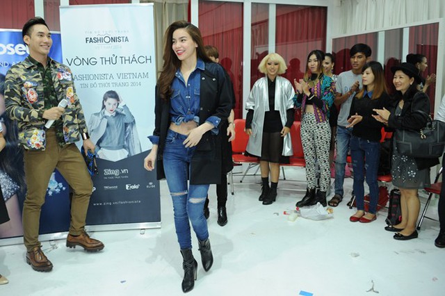 Hà Hồ thích thú khi đụng độ bản sao tại Fashionista Vietnam