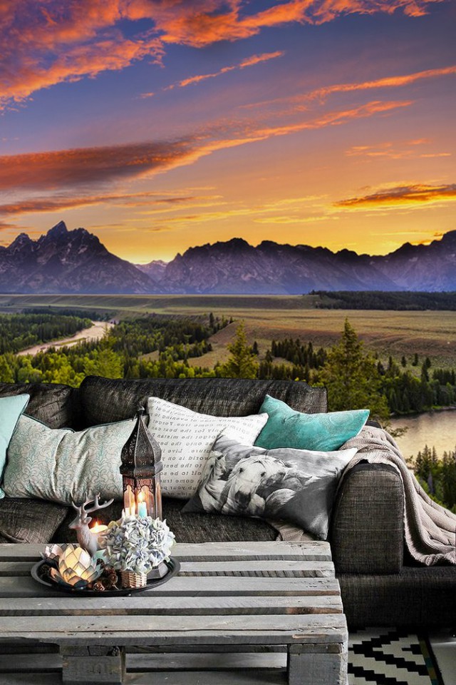 Snake River Wall Mural by PIXERS 650x975 Amazing Wall Murals That Will Make Your Room Look Bigger