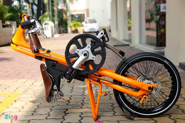 Xe đạp gấp dáng lạ giá nghìn đô ở Sài Gòn