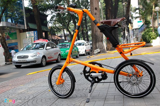 Xe đạp gấp dáng lạ giá nghìn đô ở Sài Gòn