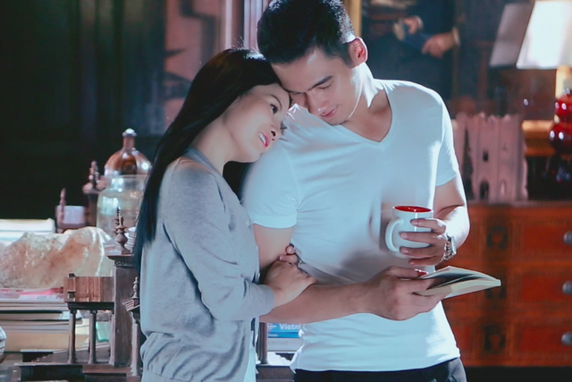 Một hình ảnh trong MV “Chỉ có mình anh thôi” vừa ra mắt của ca sĩ Đinh Thành Lê (Ảnh nhân vật cung cấp).