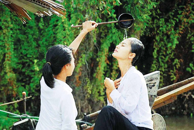 Một cảnh trong phim “Cánh đồng bất tận” được chuyển thể từ truyện ngắn cùng tên của nhà văn Nguyễn Ngọc Tư. Ảnh: TL