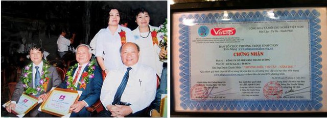 Bảo Thanh Đường được bầu chọn l&agrave; doanh nghiệp xuất sắc, uy t&iacute;n qua mạng năm 2007. Năm 2009 nh&agrave; thuốc được vinh dự nhận c&uacute;p v&agrave;ng &ldquo;V&igrave; Sức Khoẻ Người Việt 2009&rdquo; do Bộ Y Tế trao tặng.