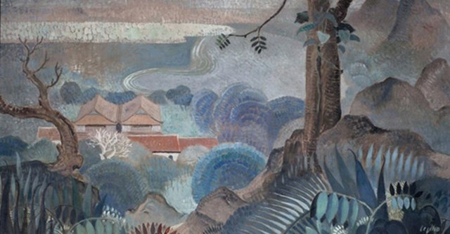 Tác phẩm Nhìn từ đỉnh đồi được hoạ sĩ Lê Phổ vẽ năm 1937