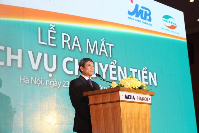 Ông Nguyễn Toàn Thắng, Phó Thống đốc Ngân hàng Nhà nước cho rằng dịch vụ này giúp giải quyết những khó khăn  của người dân trong việc chuyển và nhận tiền mặt.