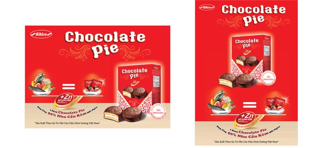 Chocolate Pie, loại bánh đầu tiên trên thị trường có bổ sung kẽm có lợi cho sức khỏe của các bé