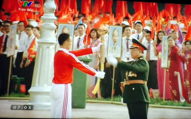 Quốc khánh, diễu binh, Chủ tịch nước, Trương Tấn Sang