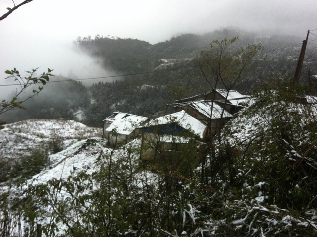 Tuyết rơi là đặc sản du lịch của Sa Pa. (Ảnh: Ngọc Triển)