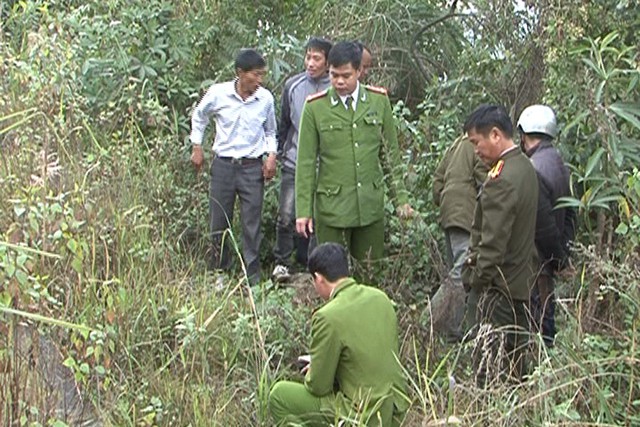 Hiện trường vụ án mạng.