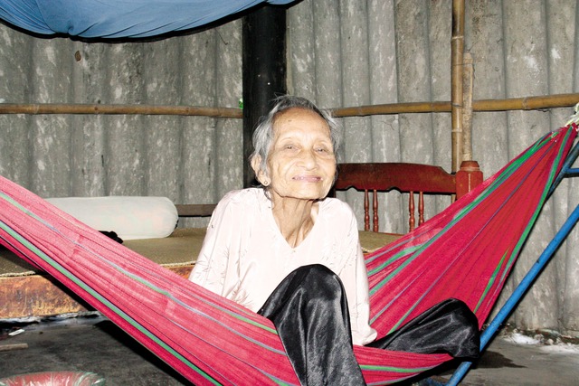 Nụ cười của cụ bà thọ nhất hành tinh Nguyễn Thị Trù hiện nay. 	 Ảnh: Đỗ Bá