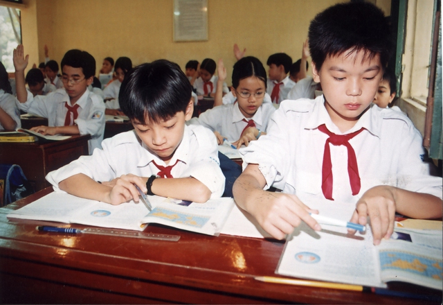 Các trường THCS trên địa bàn Hà Nội sẽ tuyển sinh vào lớp 6 theo phương thức xét tuyển. 	Ảnh: Chí Cường