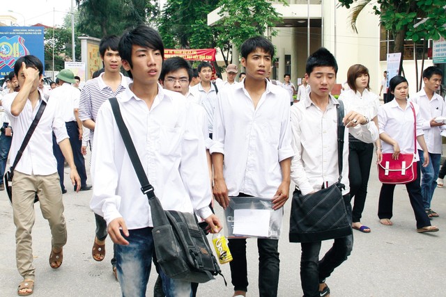 Mặc dù đã được cải thiện, nhưng chiều cao của thanh niên Việt Nam vẫn thấp hơn so với các nước trên thế giới. 	
Ảnh: Chí Cường
