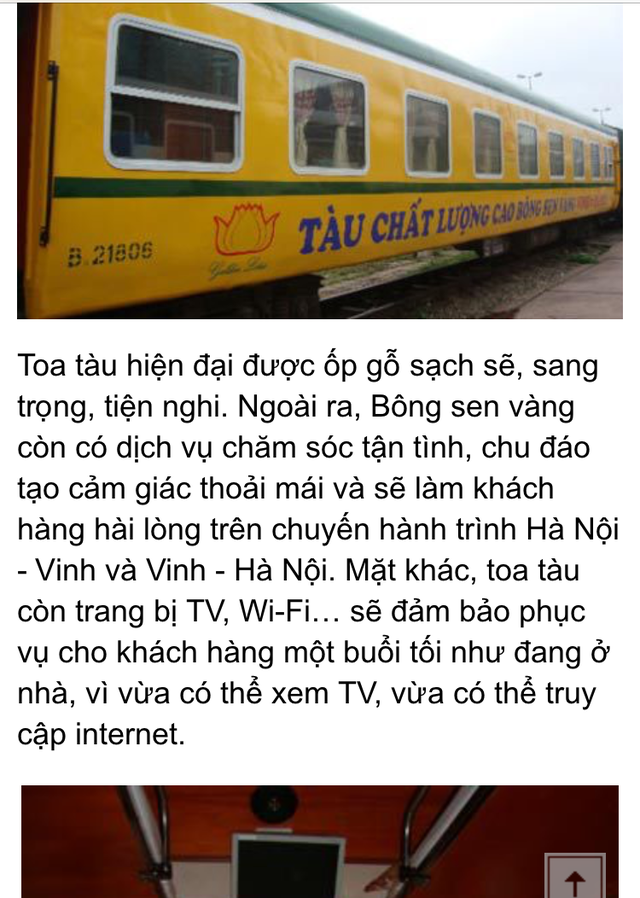 Dịch vụ tàu Bông sen vàng được quảng cáo ngút trời, nhưng thực tế trải nghiệm của hành khách tuyến Vinh – Hà Nội tối mùng 3 Tết lại không như vậy.