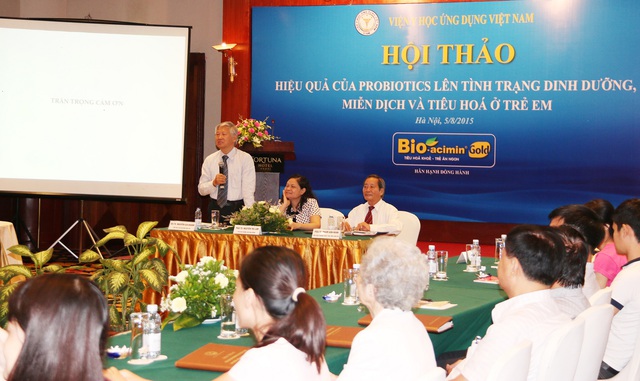 GS TS Nguyễn Gia Khánh chủ trì hội thảo “Hiệu quả của Probiotic lên tình trạng dinh dưỡng, miễn dich và tiêu hóa của trẻ em
