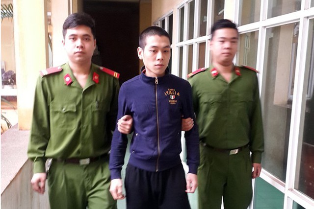 Nguyễn Xuân Hiếu, một trong hai đối tượng bị công an bắt giữ. 	Ảnh: X.T