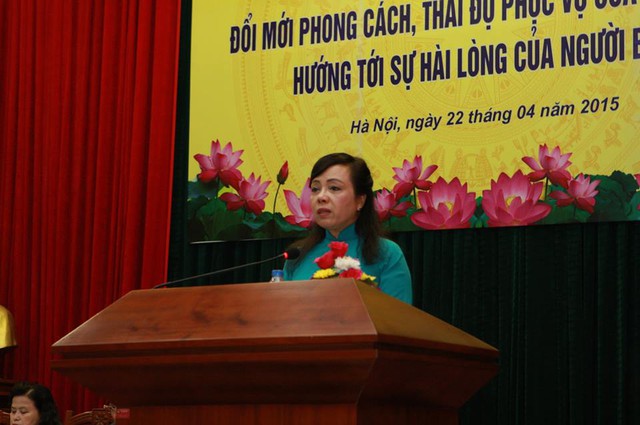 Bộ trưởng Nguyễn Thị Kim Tiến. Ảnh: Chí Cường
