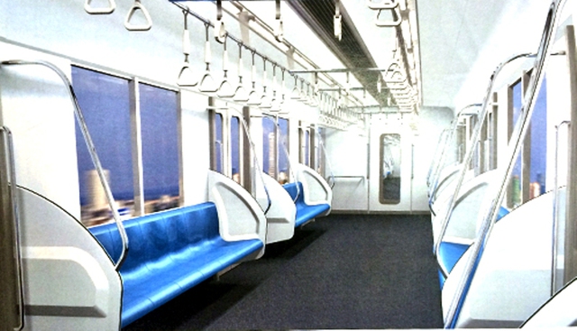 Nội thất một toa metro trong tương lai