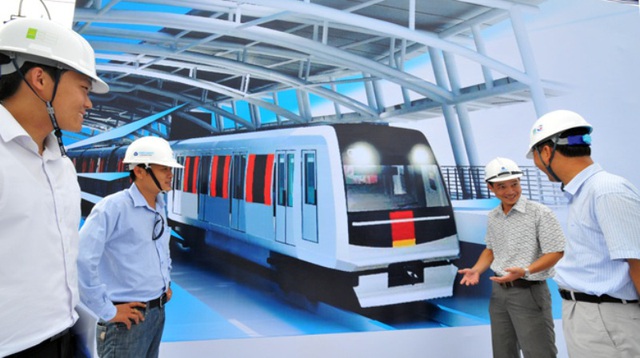 Mô hình đoàn tàu metro sẽ nhập về TPHCM để trưng bày cho người dân xem, góp ý