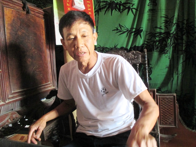 Ông Lê Văn Hoan, nguyên trưởng thôn Xuân Biều