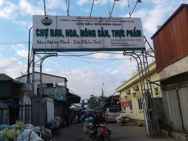 
Chợ đầu mối Minh Khai thuộc quận Bắc Từ Liêm.

 
