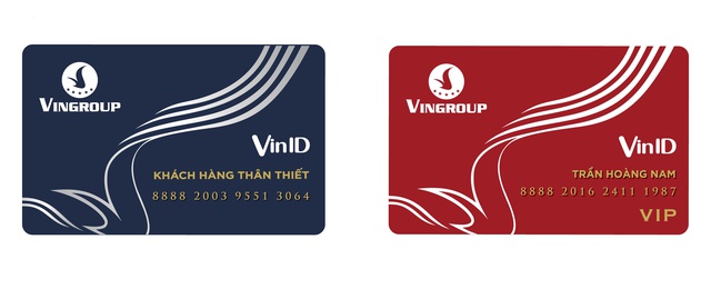 Nhận diện mới của thẻ VinID