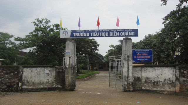 Trường tiểu học Diễn Quảng, huyện Diễn Châu. Ảnh: T.Q