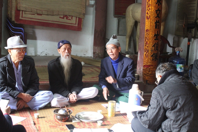 Các cụ cao niên thôn Cửu Yên cho biết nếu cuộc họp ngày 16/11 không chấp thuận cho nắn lại sông họ sẽ tiếp tục kiến nghị.